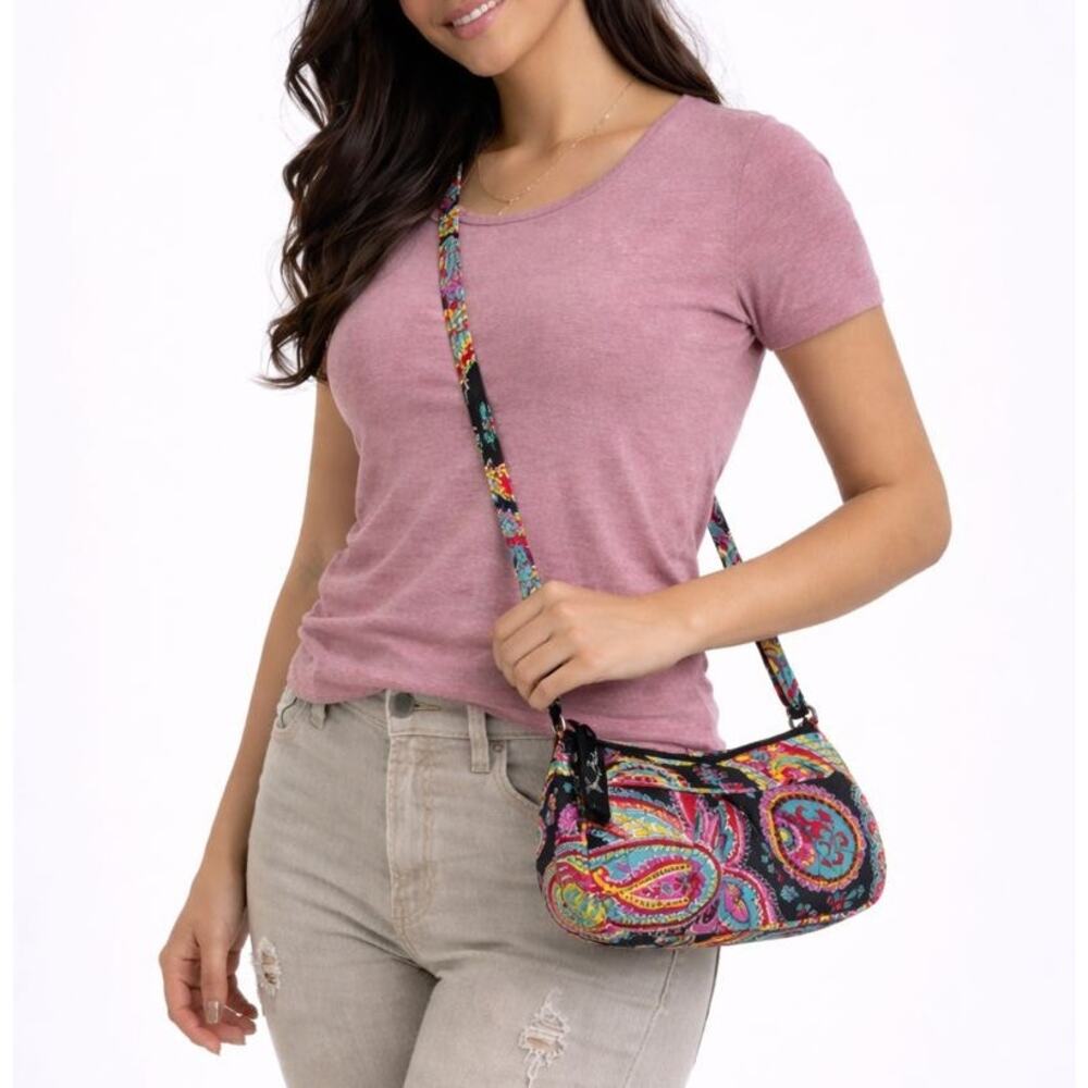 Vera Bradley Viva La Vera Quilted Crossbody Shoulder Bag Y2K Paisley